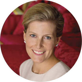 A headshot of HRH The Duchess of Edinburgh, GCVO